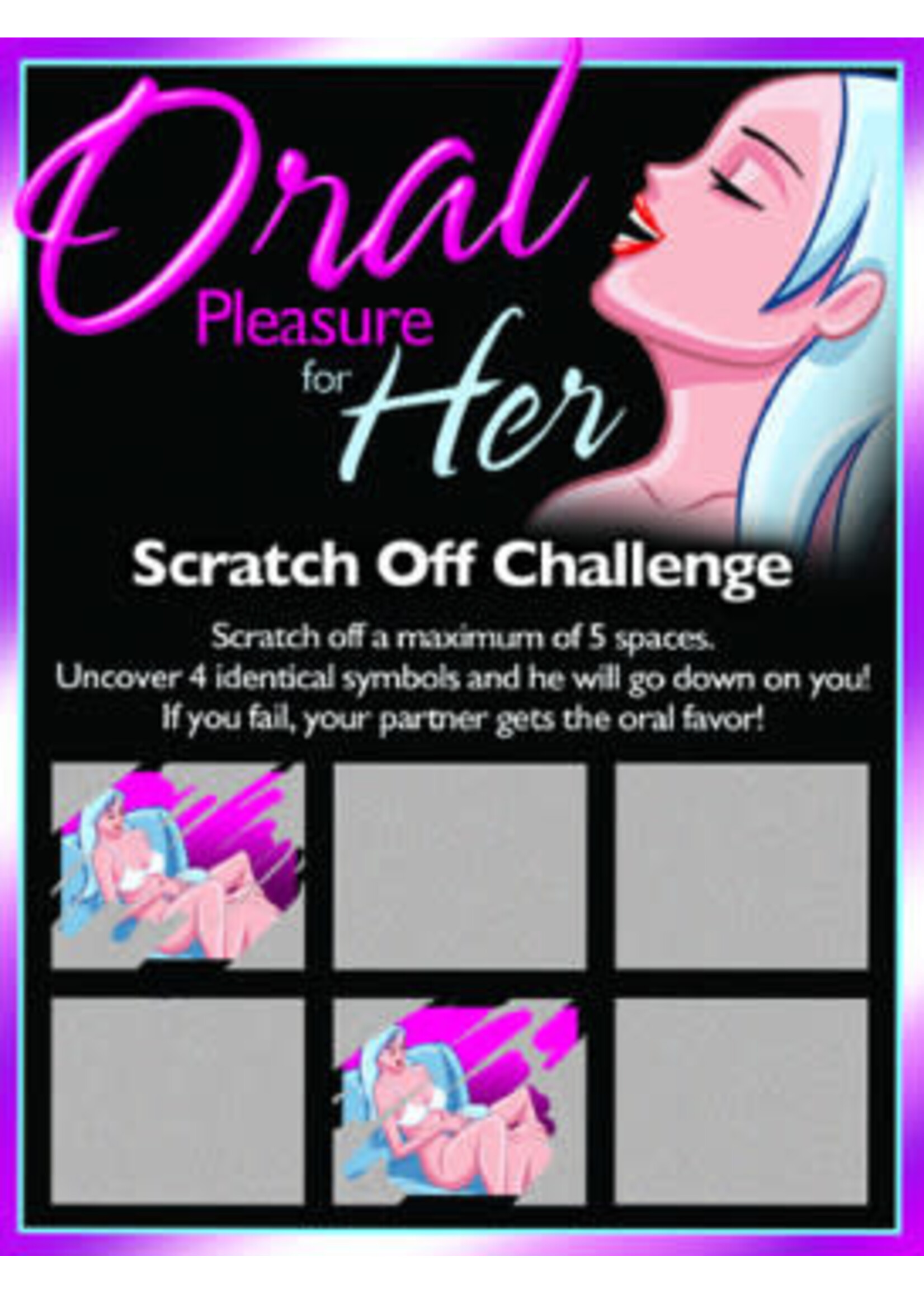 OZZE CREATIONS Oral Pleasure for Her Scratch Off Challenge
