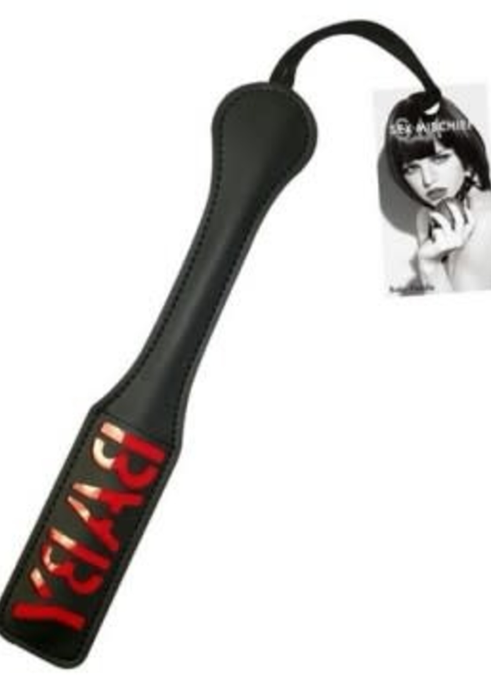 Sportsheets 12 Inch Leather Impression Paddle - Baby