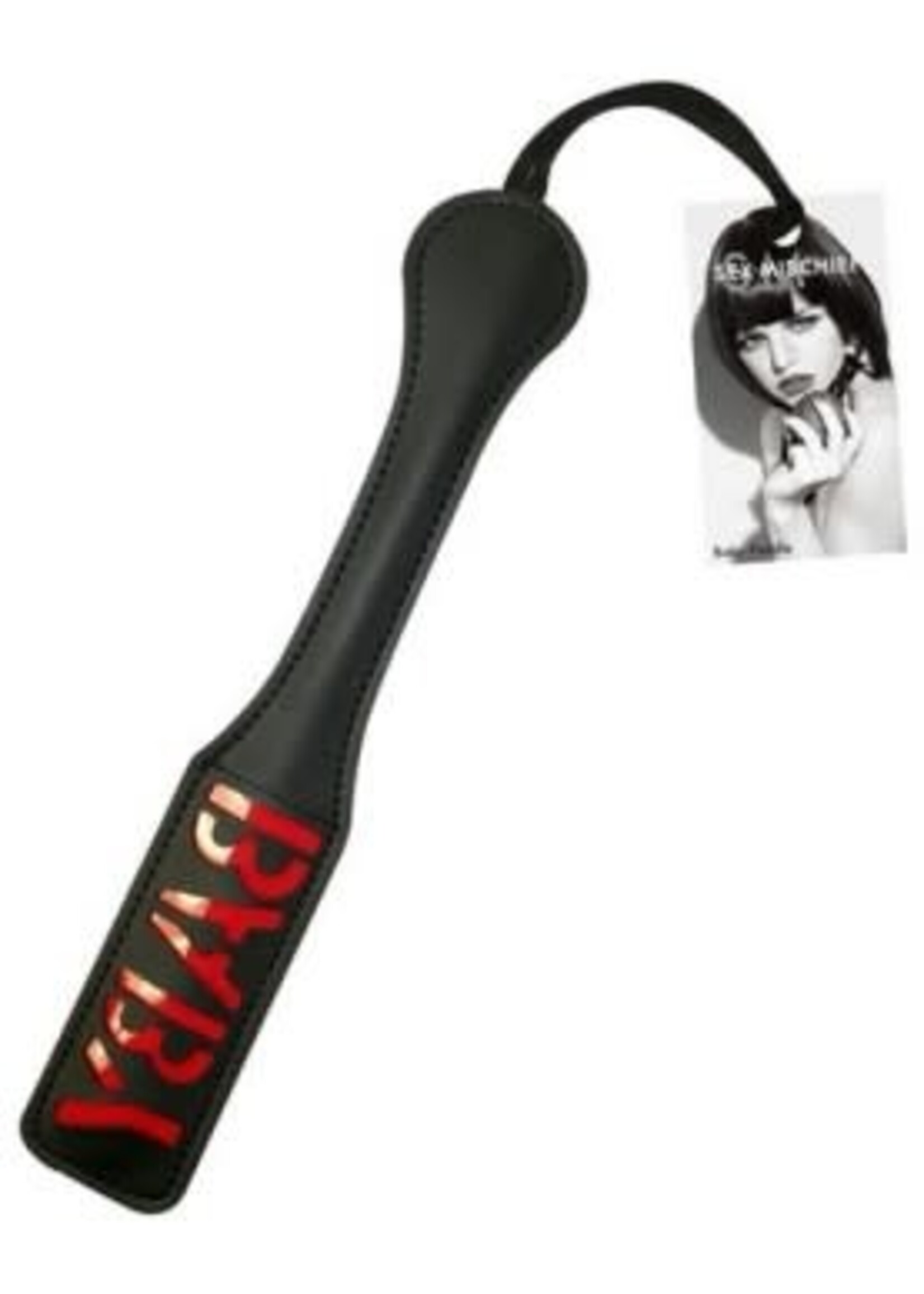 Sportsheets 12 Inch Leather Impression Paddle - Baby