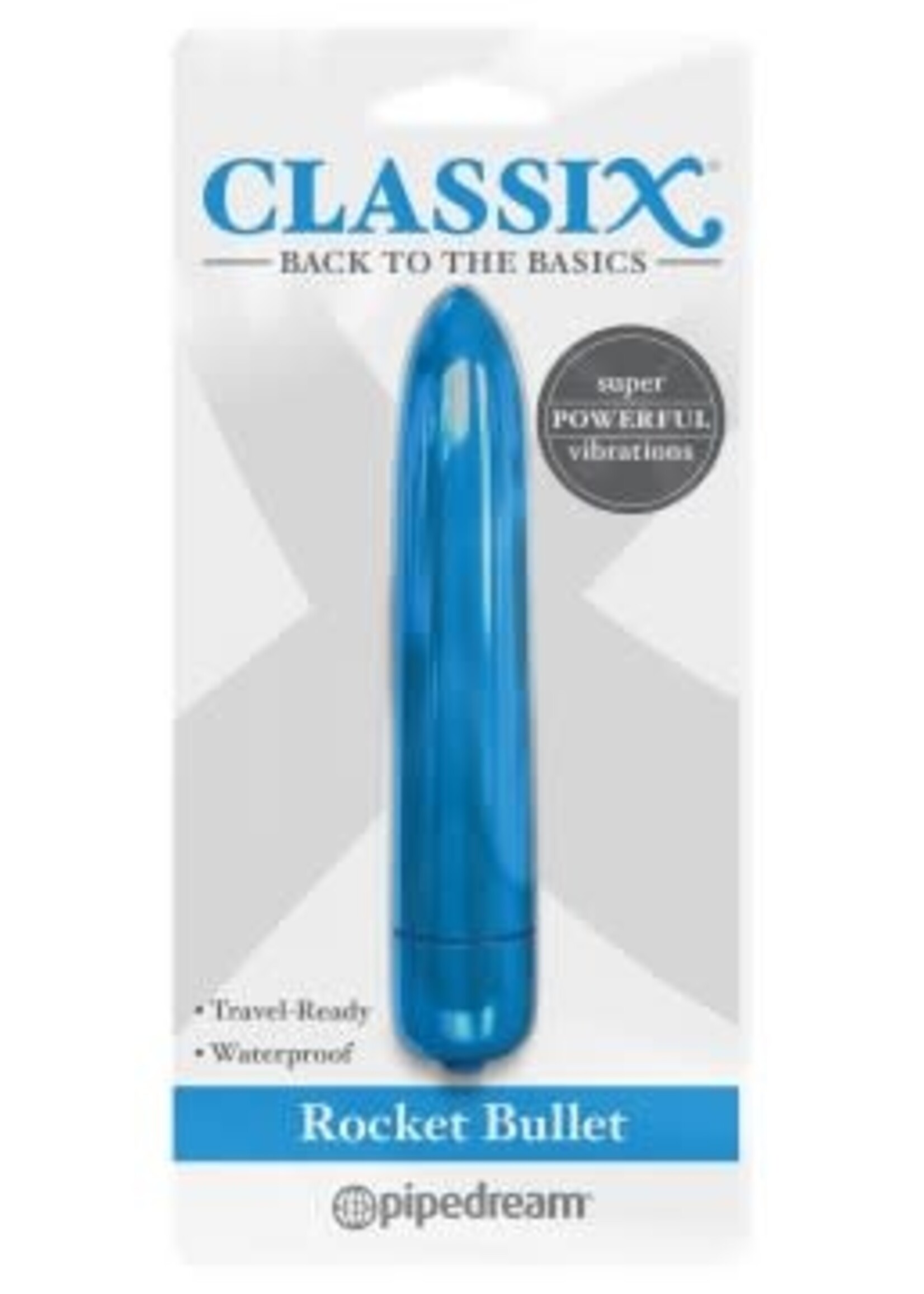 Pipedream Classix Rocket Bullet - Blue