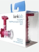 KinkLab T-Cups Nipple Suction Set