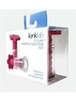KinkLab T-Cups Nipple Suction Set