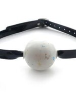 KinkLab Jawbreaker Gag Black Strap
