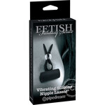 Pipedream Fetish Fantasy Vibrating Silicone Nipple Lassos Black