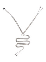 Spartacus Y Style Adjustable Tweezer Nipple Clamps With Clit Clamp Silver