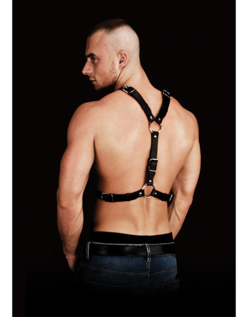 Shots Ouch! Shots Ouch Thanos Chest Centerpiece Body Harness - Black