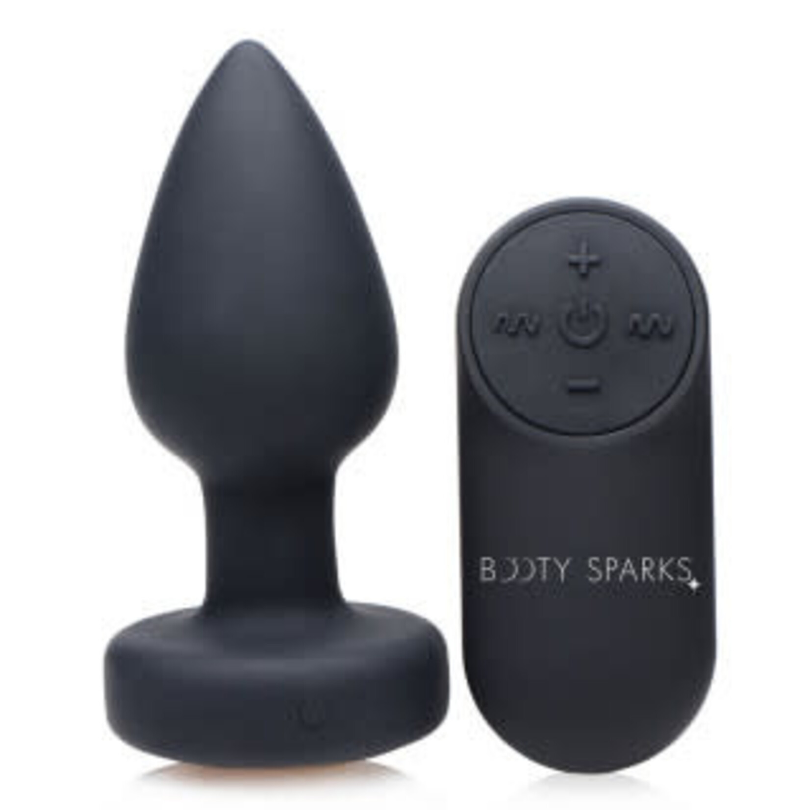XR Brands Booty Sparks 7x Light Up Rechargeable Anal Plug - Small
