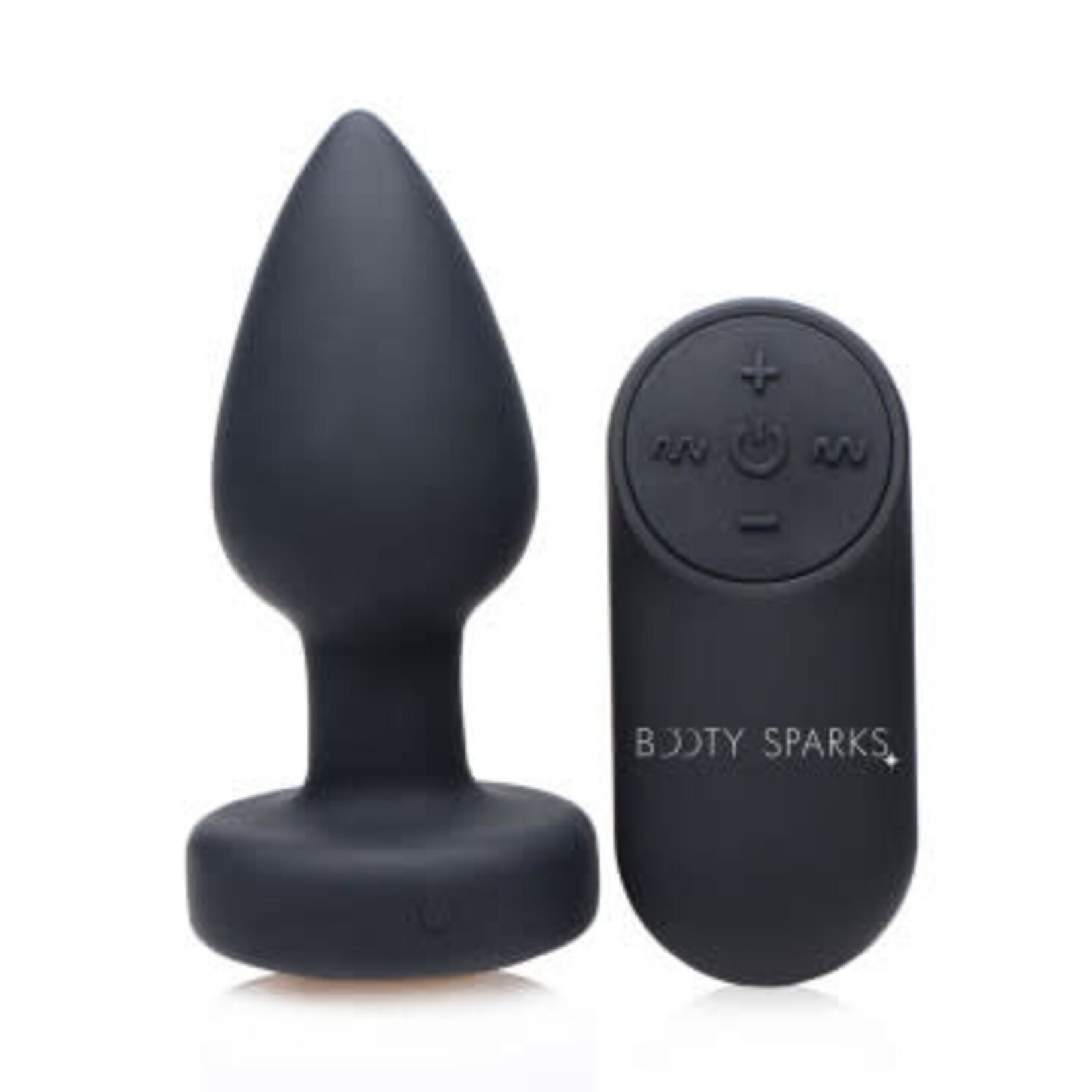 XR Brands Booty Sparks 7x Light Up Rechargeable Anal Plug - Small