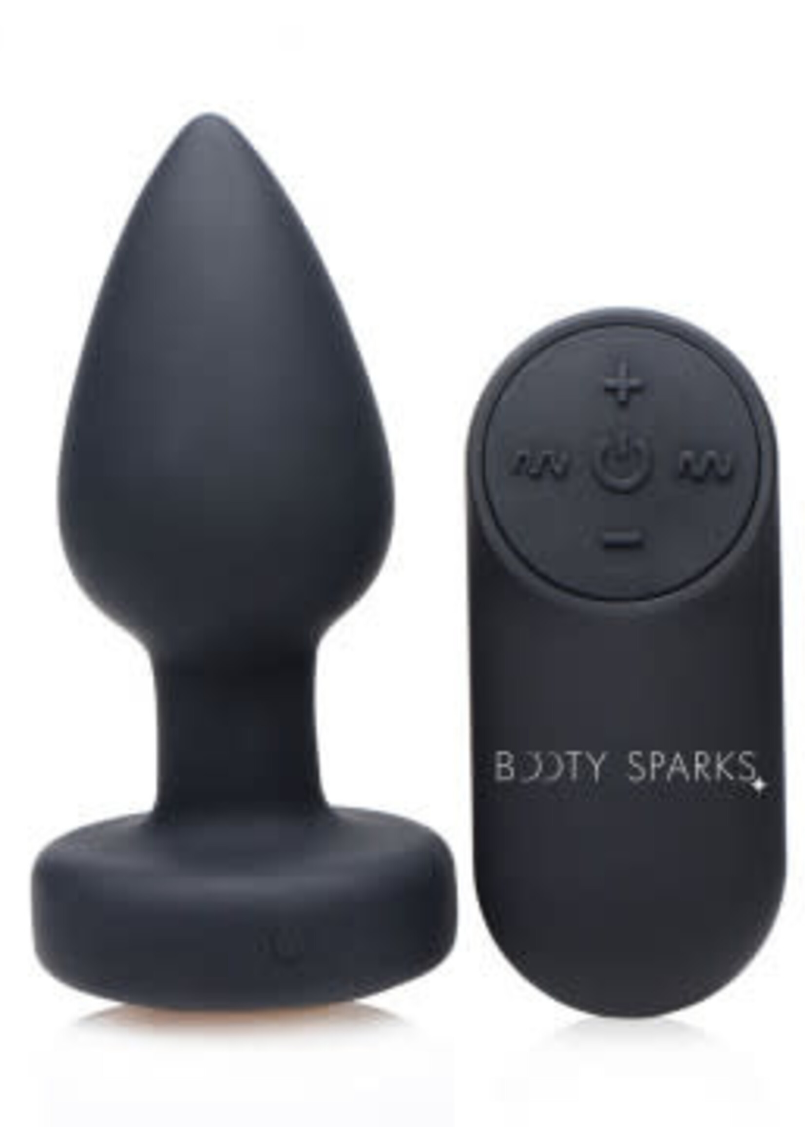 XR Brands Booty Sparks 7x Light Up Rechargeable Anal Plug - Small