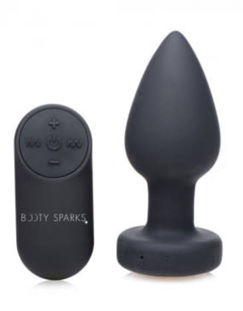 XR Brands Booty Sparks 7x Light Up Rechargeable Anal Plug - Medium