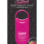 Doc Johnson Goodhead Deep Throat To Go Oral Anesthetic Spray Strawberry .33 Ounce