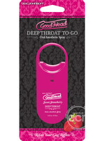 Doc Johnson Goodhead Deep Throat To Go Oral Anesthetic Spray Strawberry .33 Ounce