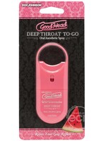 Doc Johnson Goodhead - Deep Throat Spray to-Go - Wild Watermelon - .33 Oz.