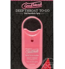 Doc Johnson Goodhead - Deep Throat Spray to-Go - Wild Watermelon - .33 Oz.