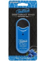 Doc Johnson Goodhead - Deep Throat Spray to-Go - Blue Raspberry - .33 Oz.
