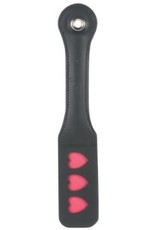 Sportsheets 12 Inch Leather Impression Paddle - Heart