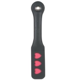 Sportsheets 12 Inch Leather Impression Paddle - Heart