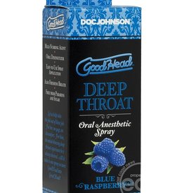 Doc Johnson Goodhead - Deep Throat Spray - Blue Raspberry