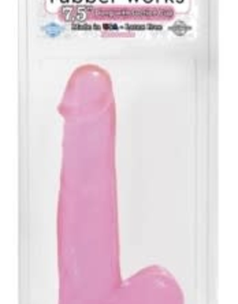 Pipedream Basix 7.5 Inch Dong With Suction Cup - Pink