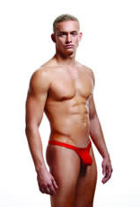 Envy Low Rise Thong - Red - L/XL