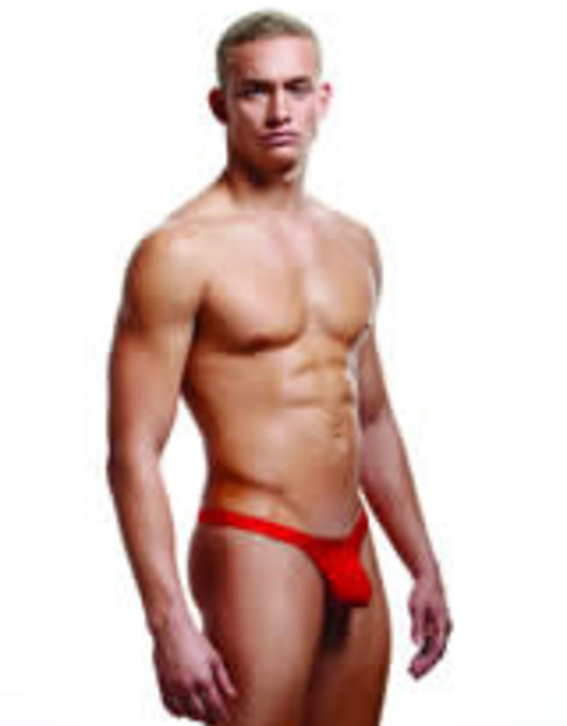 Envy Low Rise Thong - Red - L/XL