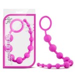 Blush Novelties Luxe Silicone 10 Beads - Fuchsia