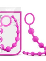 Blush Novelties Luxe Silicone 10 Beads - Fuchsia