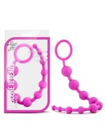 Blush Novelties Luxe Silicone 10 Beads - Fuchsia