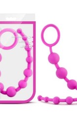 Blush Novelties Luxe Silicone 10 Beads - Fuchsia