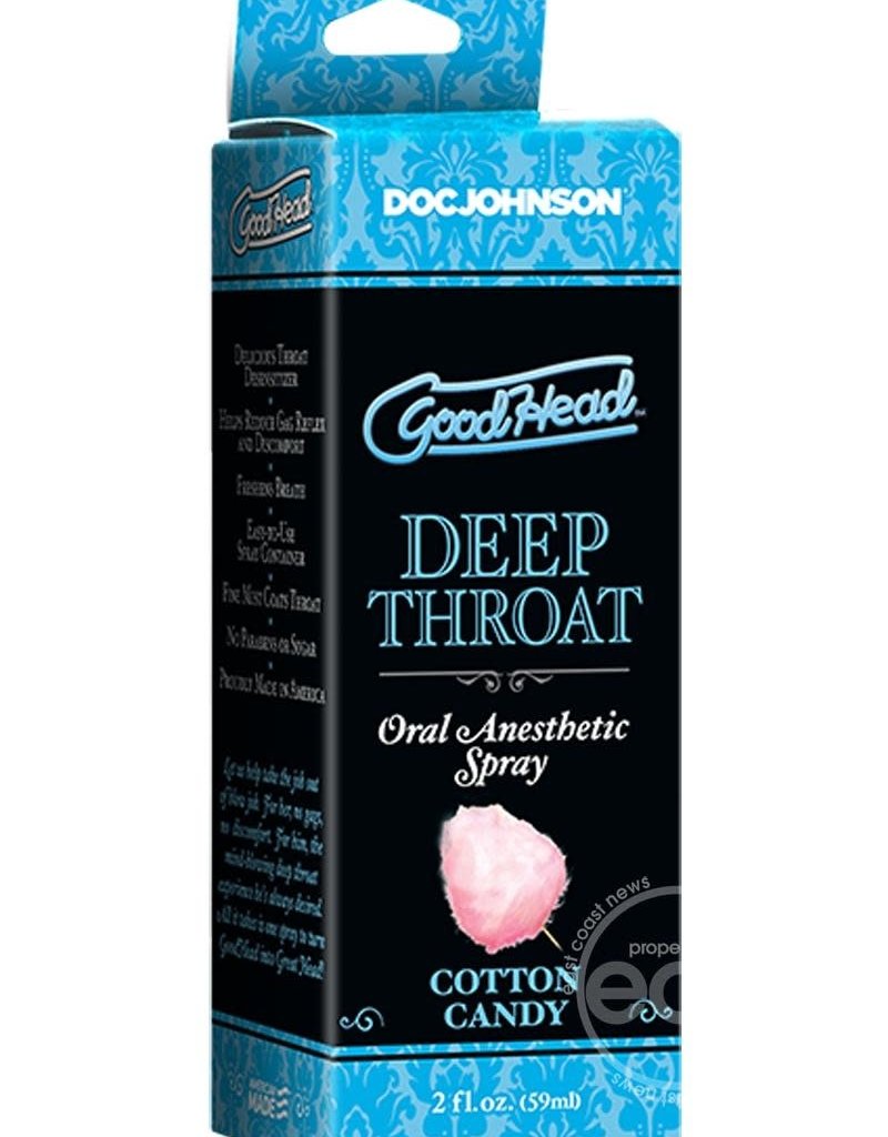 Doc Johnson Goodhead Deep Throat Spray Cotton Candy