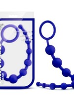 Blush Novelties Luxe Silicone 10 Beads - Indigo