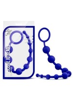 Blush Novelties Luxe Silicone 10 Beads - Indigo