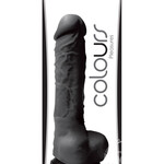 NSN Colours Pleasures - 5" Dildo - Black