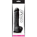 NSN Colours Pleasures - 5" Dildo - Black