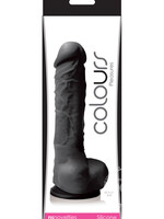 NSN Colours Pleasures - 5" Dildo - Black