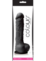 NSN Colours Pleasures - 5" Dildo - Black