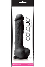 NSN Colours Pleasures - 5" Dildo - Black