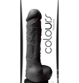 NSN Colours Pleasures - 5" Dildo - Black