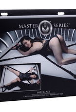 XR Brands Interlace Over and Under the Bed Restraint Set