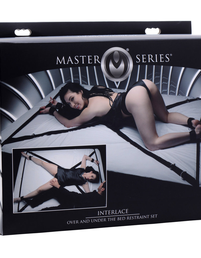 XR Brands Interlace Over and Under the Bed Restraint Set