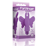 Icon Brands Flirt Finger Butterfly Finger Vibrator - Purple