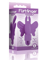 Icon Brands Flirt Finger Butterfly Finger Vibrator - Purple