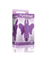 Icon Brands Flirt Finger Butterfly Finger Vibrator - Purple