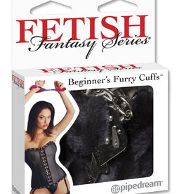 Pipedream Fetish Fantasy Series Beginner's Furry Cuffs - Black