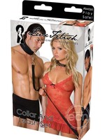 Lux Fetish Collar and Leash Set