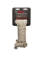 KINK by Doc Johnson Bond & Tie Hemp Bondage Rope - 30 Ft.