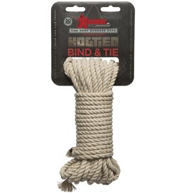 KINK by Doc Johnson Bond & Tie Hemp Bondage Rope - 30 Ft.