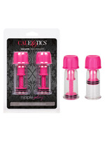 California Exotic Novelties Nipple Play Vacuum Twist Suckers - Pink