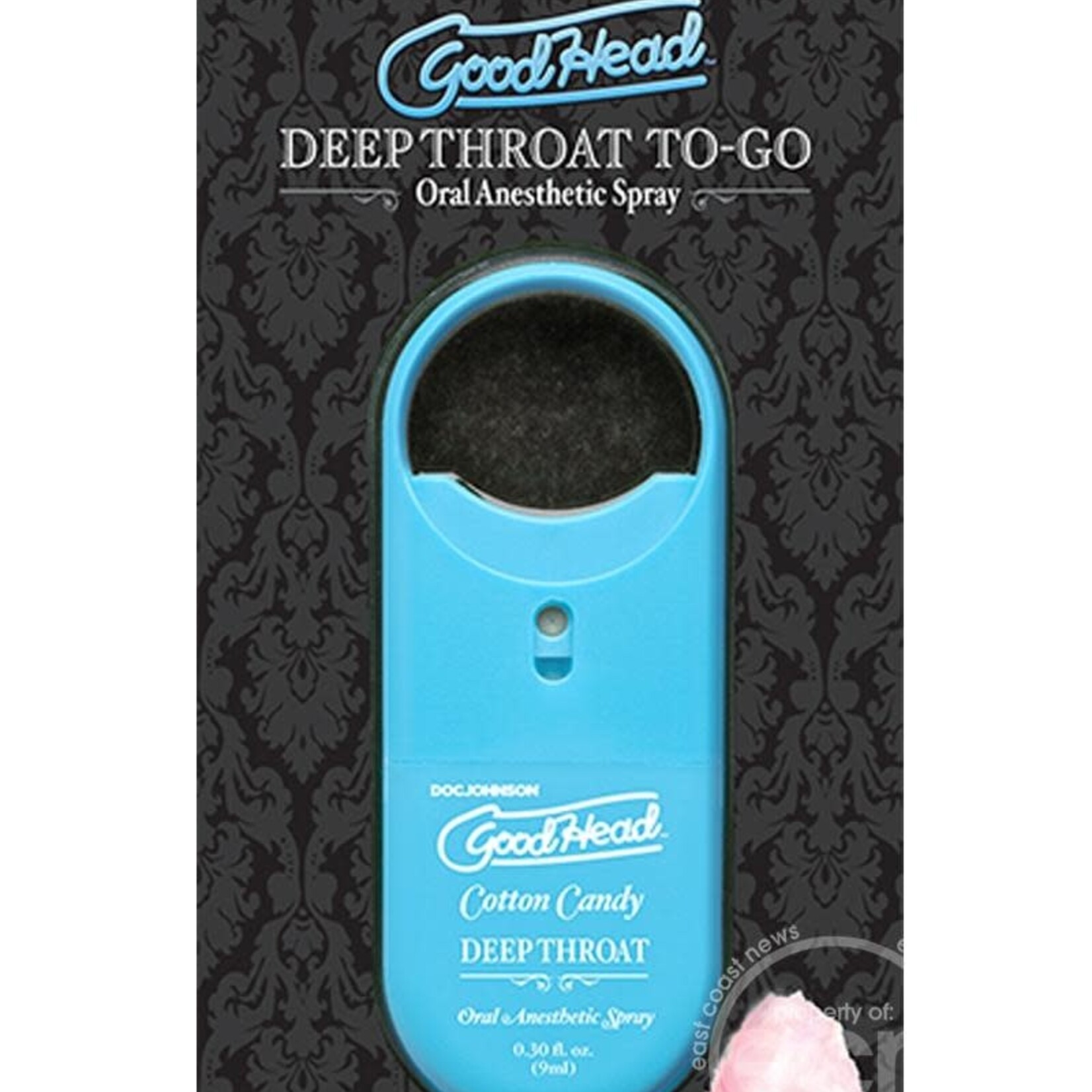 Doc Johnson Goodhead Deep Throat To Go Cotton Candy