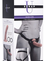 XR Brands Strap U Seducer 7 Inch Silicone Dildo With Harness